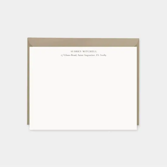 Bleached Asphalt Note Cards {3}