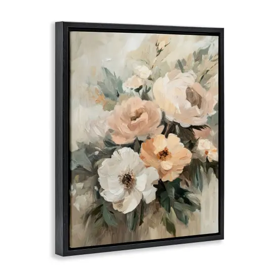 Stupell Industries Brushed Spring Bouquet Floater Framed Canvas Wall Art Design by Petal Prints Design {3}