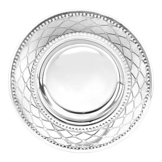 Kiddush Cup with Coordinating Tray Diamond Design {2}