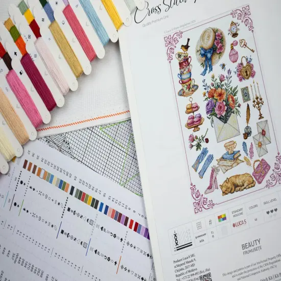 Beauty B7041L Counted Cross-Stitch Kit {5}