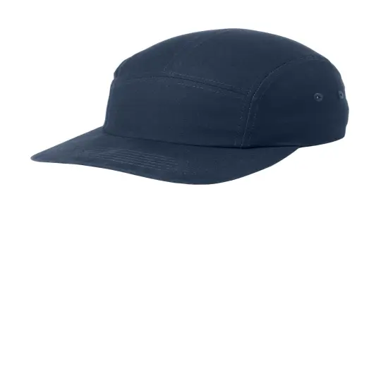 Port Authority&reg; Brushed Cotton Camper Cap Deep Smoke {7}