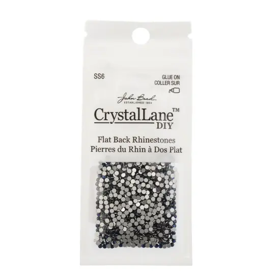 Crystal Lane DIY SS6 Glass Flatback Rhinestones, 1440pcs Montana {3}