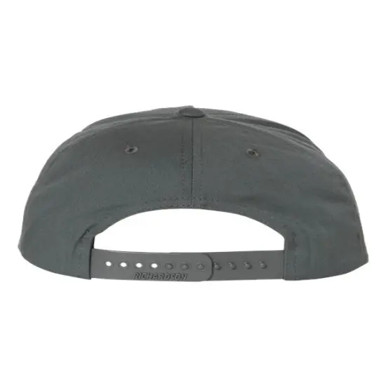 Richardson® Pinch Front Structured Snapback Trucker Cap Flint Grey {2}