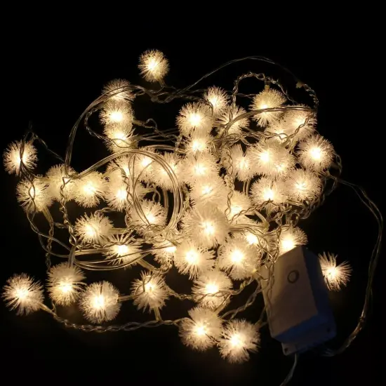 Festival Holiday Hanging Tree Lights Indoor Outdoor String Lights 48 Bulbs 1.5M {1}