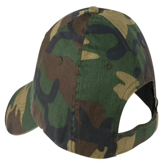 Port Authority&reg; Camouflage Cap Winter Camo {6}