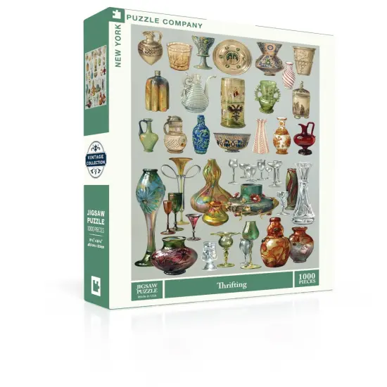 New York Puzzle Company Thrifting 1000 Piece Piece Jigsaw Puzzle {2}