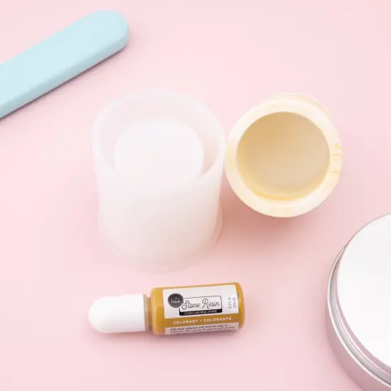 American Crafts Color Pour Stone Resin Silicone Mold-Cndle Hldr {6}