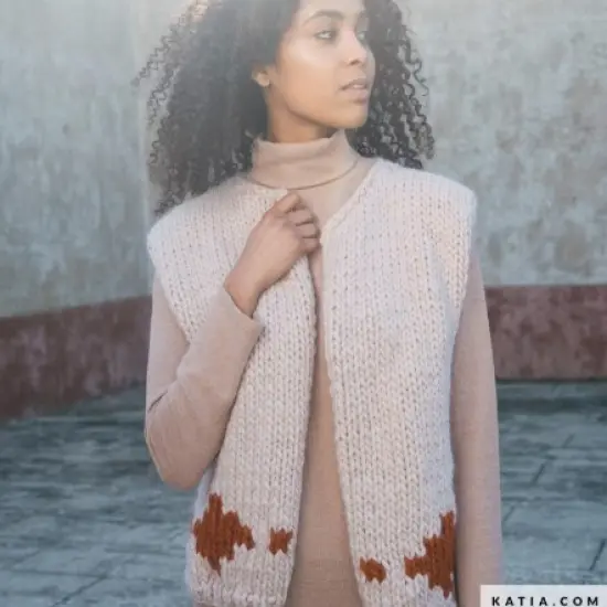 Katia Love Wool Premium Wool Alpaca Yarn Beige {3}