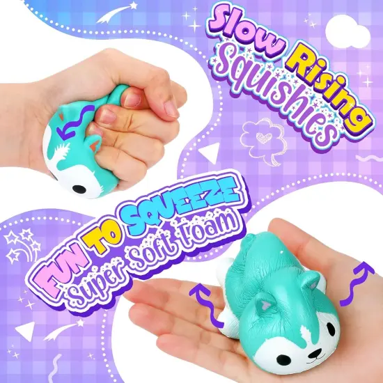 6PCS Cat Squishies Slow Rising Stress Balls {2}