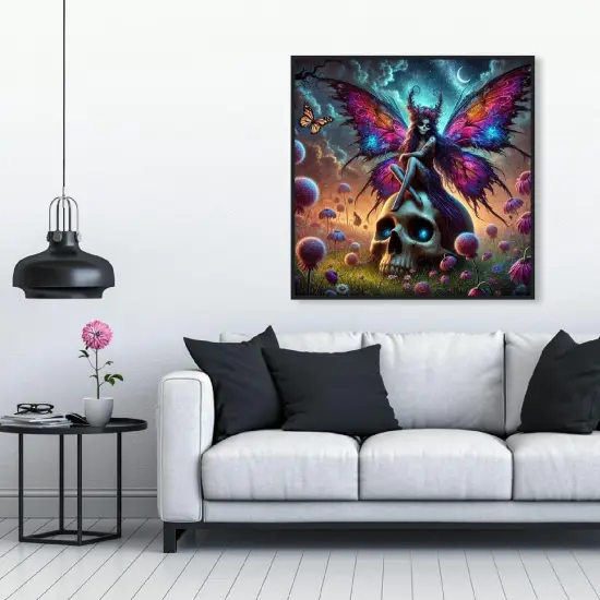 5D Halloween Diamond Painting Kits for Adults,Skull Diamond Art Painting Kits {2}