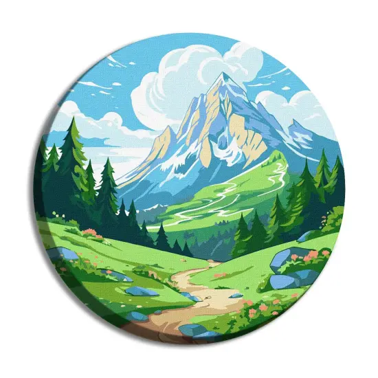 Painting by Numbers kit Green Valley KHO-R1041 {1}