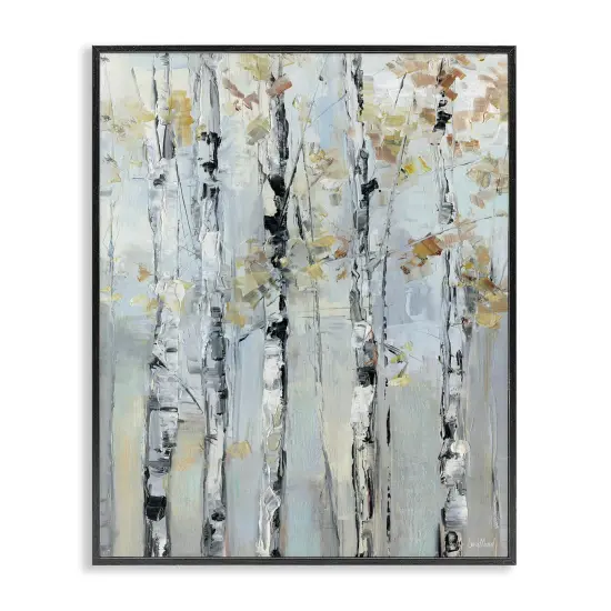 Stupell Industries Autumn Birch Abstraction Framed Giclee By Sally Swatland {7}