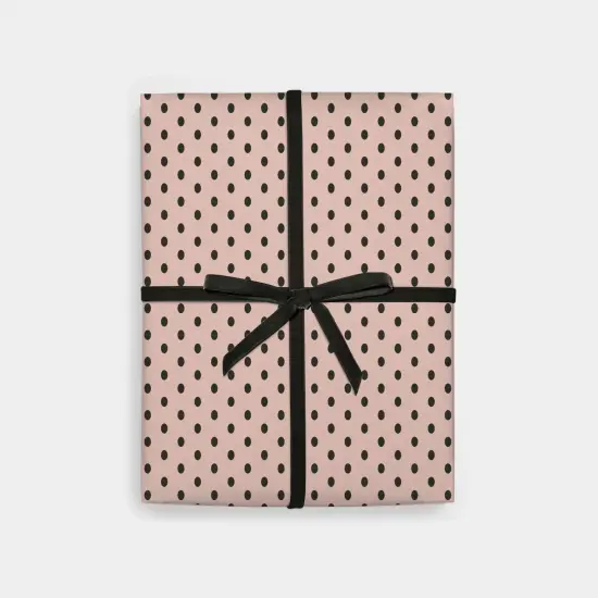 Classic Polka Dot Gift Wrap, Pink {1}