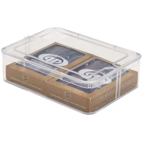 Pioneer Plastics 030C Clear Small Rectangular Plastic Container, 5.4375" W x 4" D x 1.5" H {5}