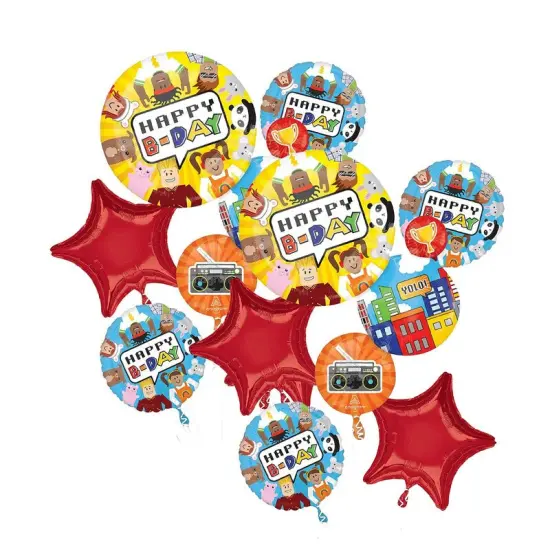 Anagram&reg; Party Town Birthday Balloon Bouquet {4}