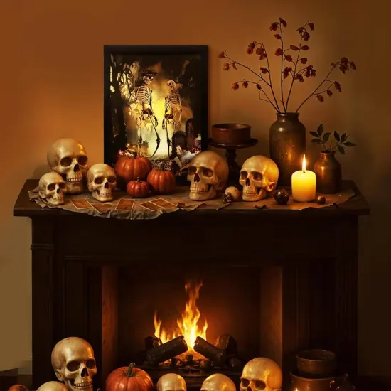 Lighted Halloween Wall Decor {3}