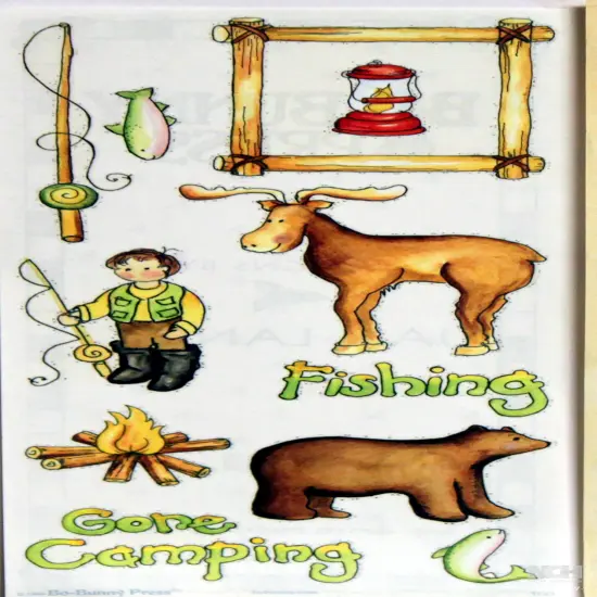 BoBunny Vintage Gone Camping Vellum Stickers {1}