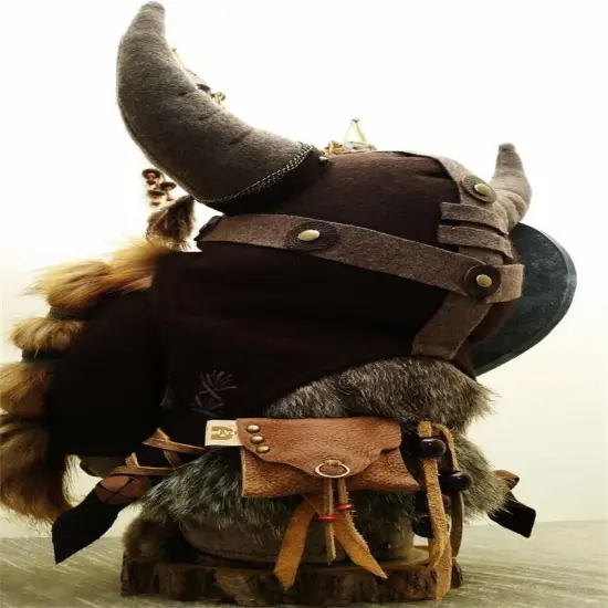 Viking Warrior Fall Gnome Doll Table Ornaments {2}