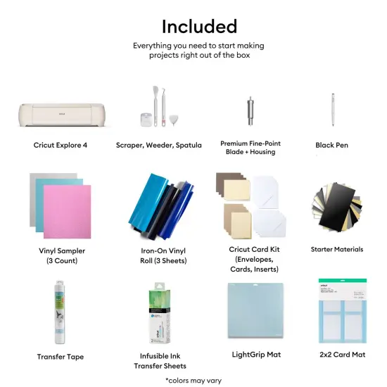 Cricut Explore 4 Craft Cutting Machine with Ultimate Card Making Bundle {6}