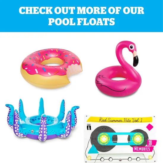 Giant Balloon Animal Pool Float, Over 4' Wide, Fun Inflatable Floatie Tube, Blow Up Swim Ring, Outdoor Summer Pool Party Water Toy {5}