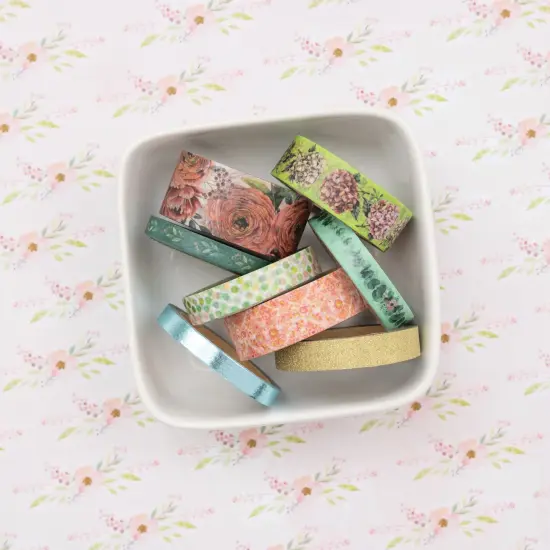 BoBunny Washi Tape 8/Pkg-Willow & Sage {5}