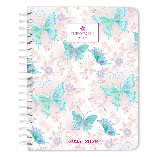 House of Turnowsky | 2026 6 x 7.75 Inch 18 Months Weekly Desk Planner | Foil Stamped Cover | July 2025 - December 2026 {1}