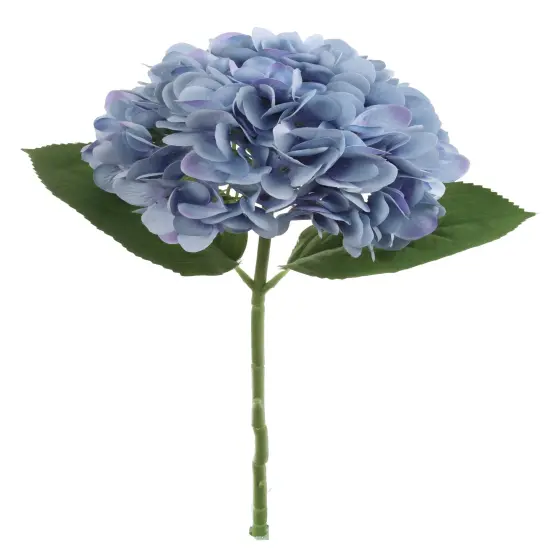 12PC 18" Blue Hydrangea Stem - Set of 12, 7" Diameter Blooms, Lifelike Floral Accents, Perfect for Arrangements, Events & D&eacute;cor - Ideal for All Seasons, Floral Home by Artificial Flowers {1}