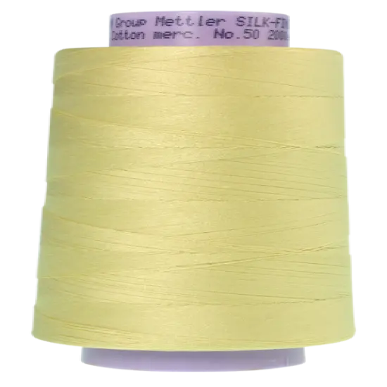Lemon Frost (9150-1412) | Silk-Finish Cotton 50wt (1829M / 2000Y) | Mettler Thread {1}