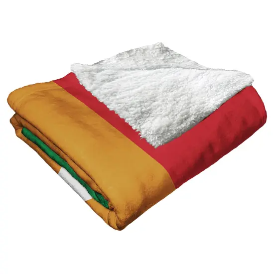 MLB Pride Series Silk Touch Sherpa Throw Blanket 50&times;60 Inches Houston astros {3}