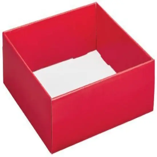 Pack/6: Red Decorative Trays - 8 x 8 x 3" {2}