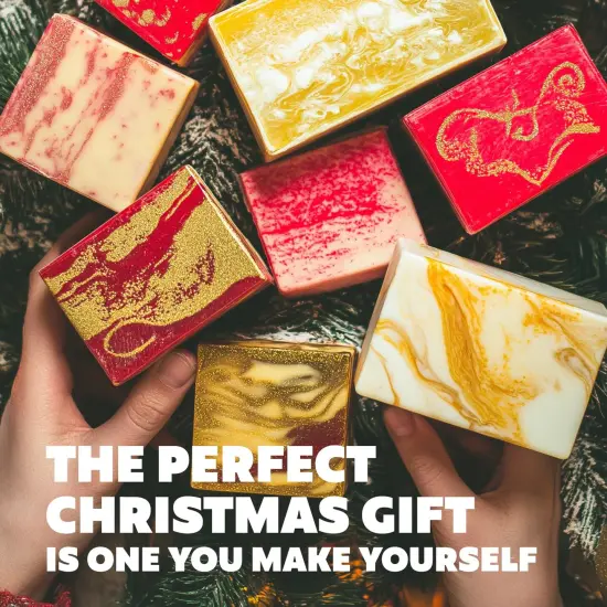 Shea Butter Soap Base - 5Lb Melt and Pour Soap Making Supplies with Organic Shea Butter - No Palm Oil, Vegan, Antioxidant-Rich and Gentle on the Skin - Crafting Recipe Book Included {2}