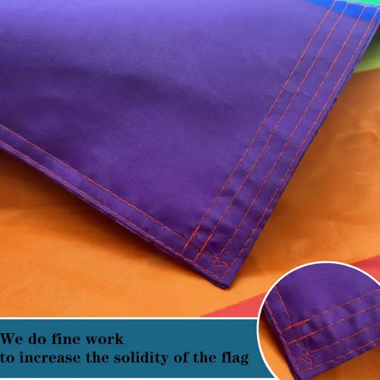 Intersex Progress Pride Flags 3x5 Outdoor -Double Sided 3 Ply Heavy Duty Inclusive Lesbian Gay Bisexual Transgender Rainbow Flags Banner for Outside with 2 Brass Grommets UV protection Fade Resistant for Indoor Outdoor {3}