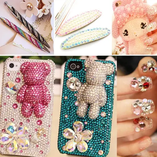 18 Colors 3mm Flat Back Jelly Rhinestones Colorful Resin Crystal AB Rhinestones for Crafts Nails Clothes Face Shoes Tumblers Decoration {4}