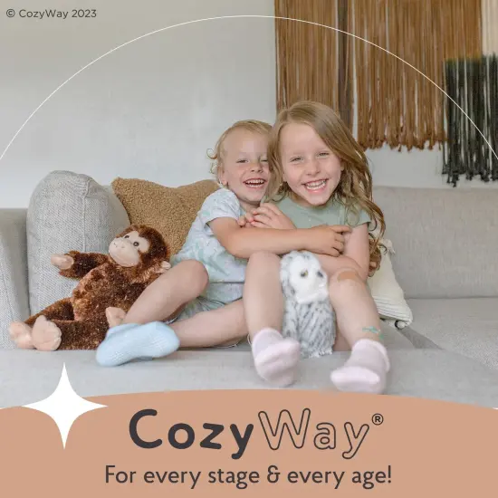 CozyWay Baby Socks With Grippers - Non Slip Ankle Grip Socks for Girls Boys Babies Infants - Soft Comfy Cotton - For Ages 1-11 Months - Unisex Black, White, Dark Gray - 12 Pack Multicolor {6}