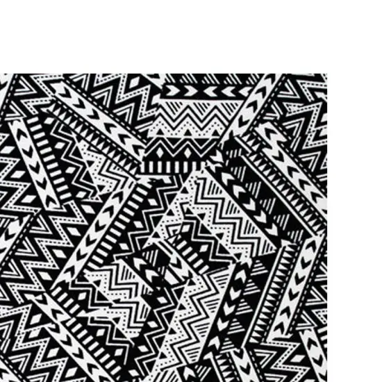 Geometric Tribal Printed Spandex {2}
