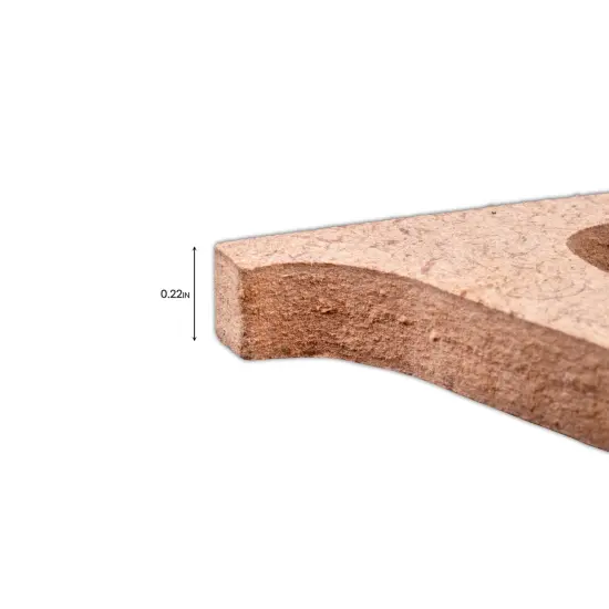 Little Birdie MDF Alphabets Upper Case 4" 1/Pkg-D {5}