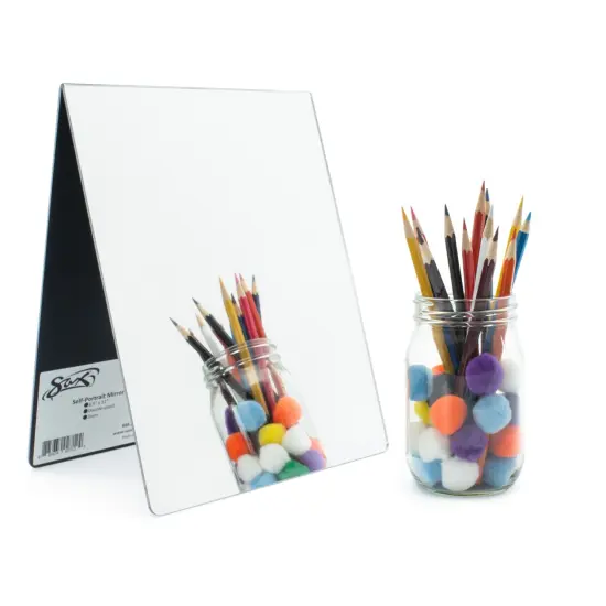 Sax Double Sided Self-Portrait Mirror, 8-1/2 x 11 Inches {4}