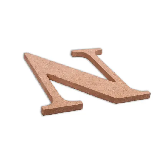 Little Birdie MDF Alphabets Upper Case 4" 1/Pkg-N {3}