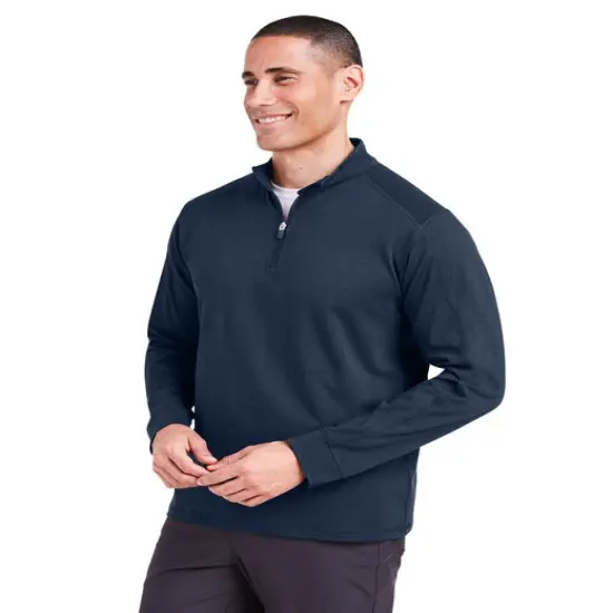 Tasc&reg; Men's Carrollton Quarter-Zip CLOUD HEATHER {4}