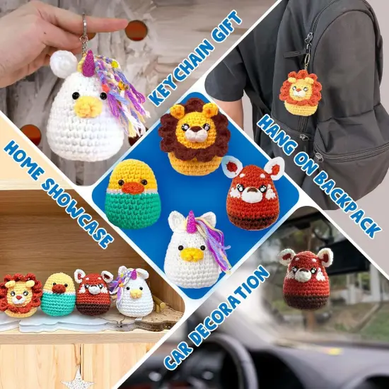 Crochet Animal Amigurumi Knitting Kit {4}