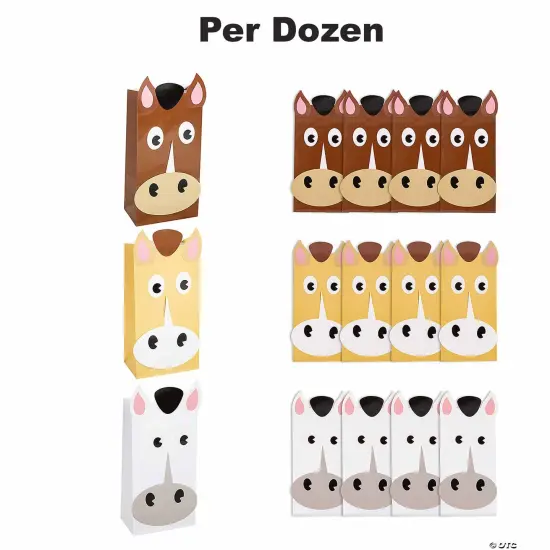 Horse Treat Bags 5" x 10" - 12 Pc {1}