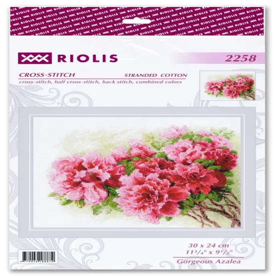 Gorgeous Azalea R2258 Counted Cross Stitch Kit {2}