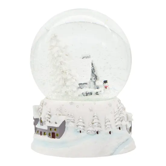 Kurt Adler 120MM Musical Snowy House Water Globe {2}