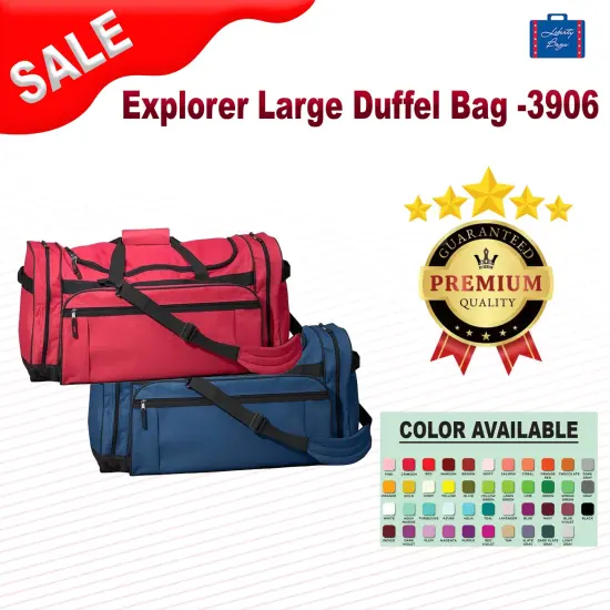 Liberty Bags&reg; Explorer Large Duffel Bag BLACK {2}