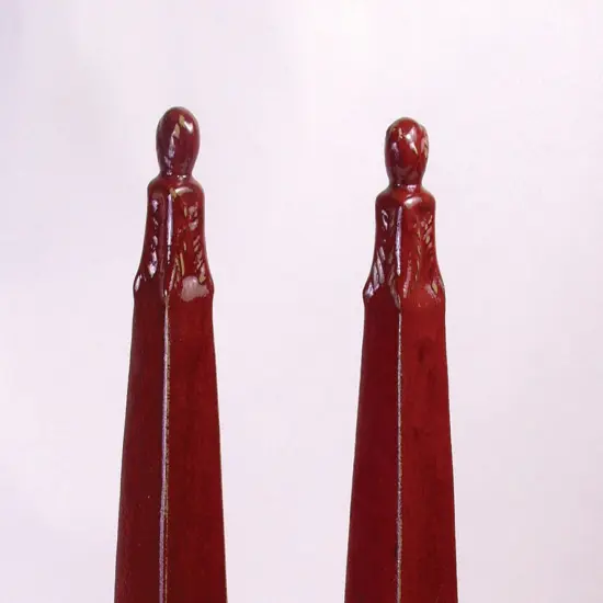AA Importing Red Elephant Finial Pair {4}