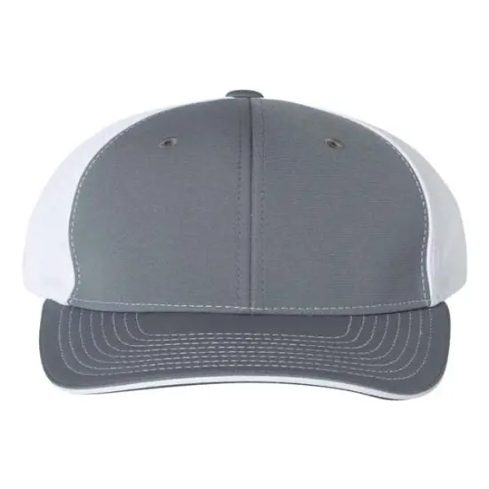 Richardson&reg; Pulse Sportmesh Flex Cap Charc/ White Split {1}