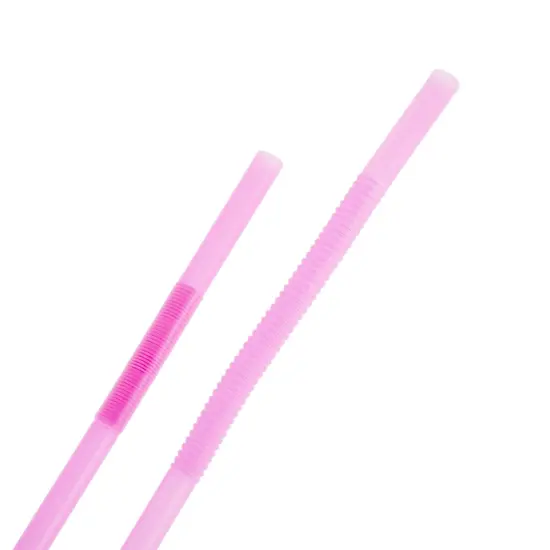 200 Pack Plastic Extra Long Straws for Birthday Party, 13 Inch Disposable Drinking Straws for Cocktails, Coffee (4 Rainbow Colors) Multicolor {6}