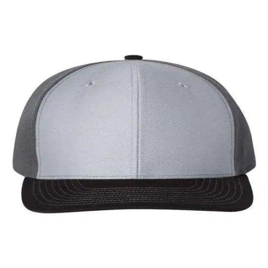 Richardson&reg; Twill Back Trucker Cap Charcoal/ Royal {5}