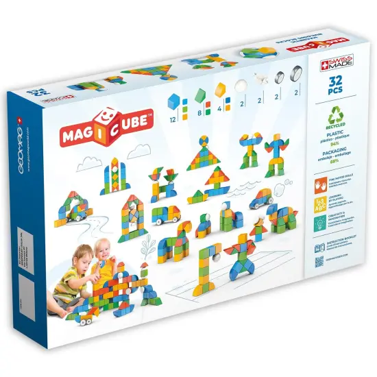 Magicubes Shapes Recycled, 32 Pieces {6}