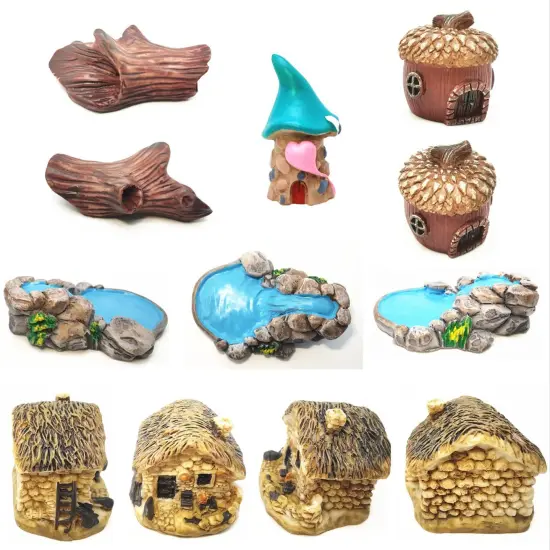 Miniature Fairy Garden Accessories, Figurines, Landscape Set, Potted Horticulture Ornaments for Decoration {3}